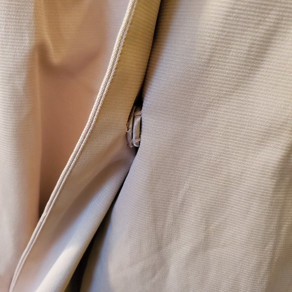 Vertigo Paris Cream Long Coat Jacket with  Snap Front Size L - Picture 6 of 10